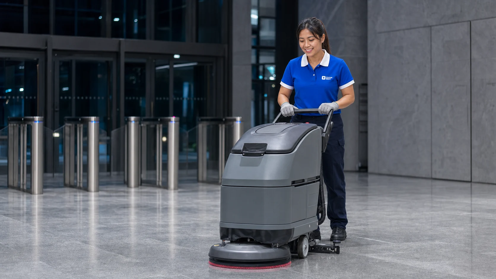 commercial cleaning contractor work planned around professional services operations in Sutherland NSW